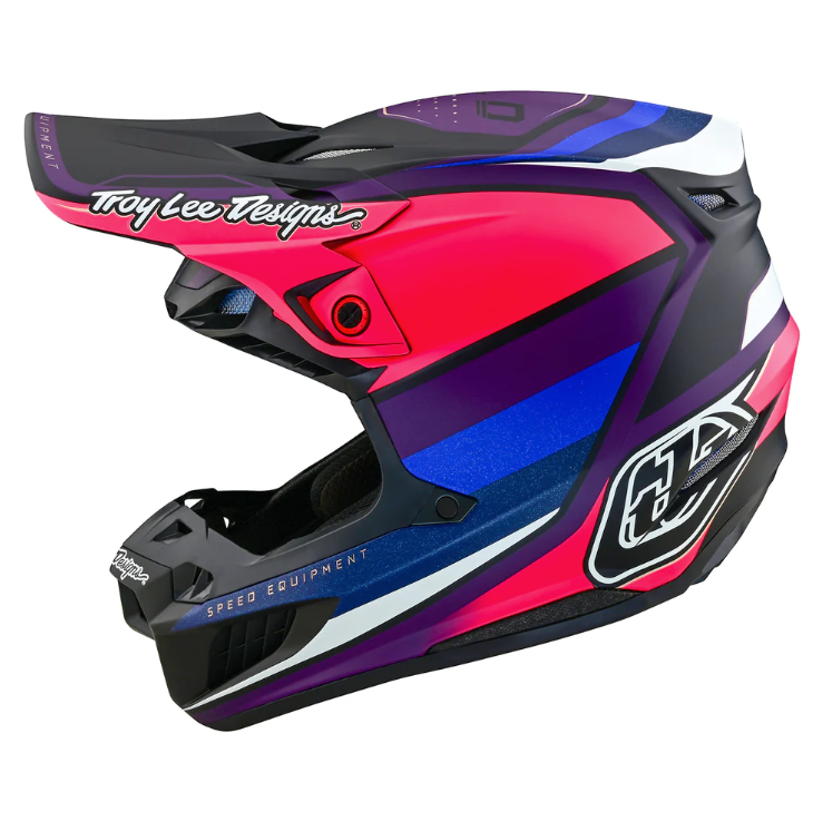 Casco Troy Lee Designs Se5 Composite Reverb Black / Purple